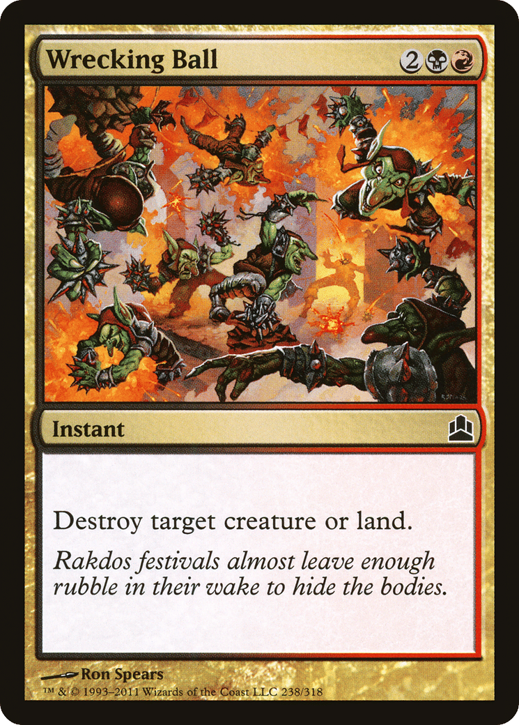 Wrecking Ball — Commander 2011 — Magic: The Gathering