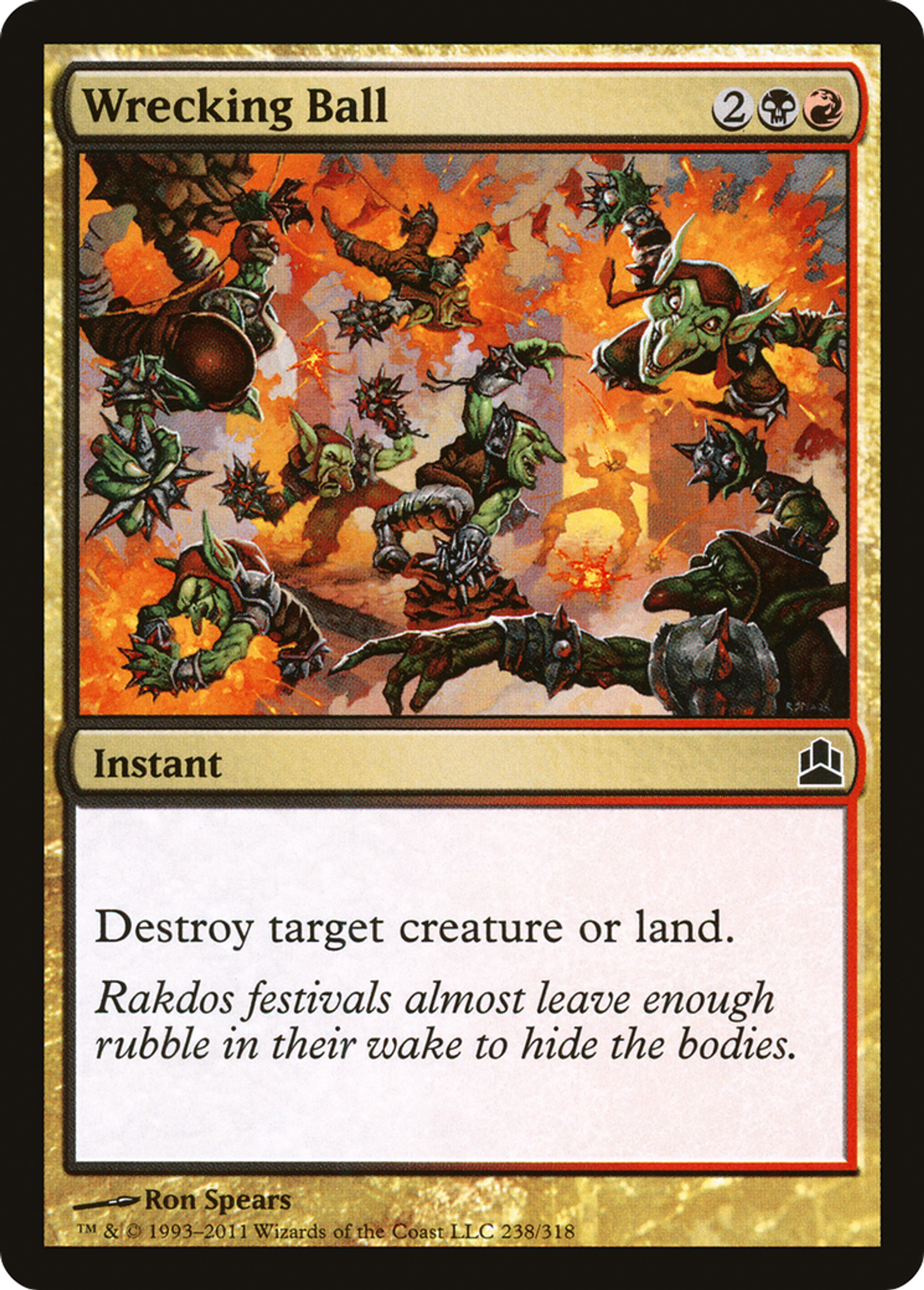 Wrecking Ball — Commander 2011 — Magic: The Gathering