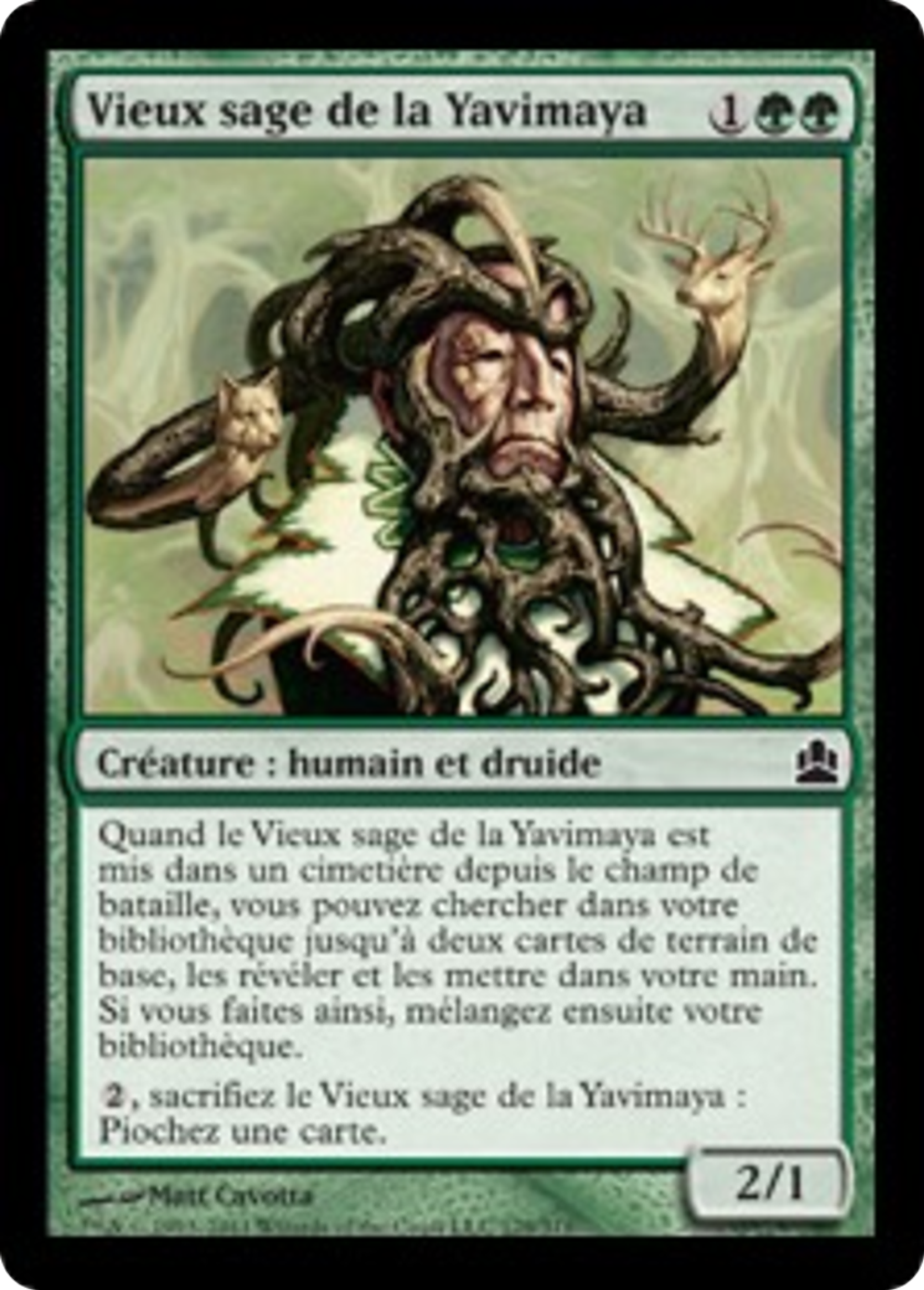Vieux sage de la Yavimaya — Commander 2011 — Magic: The Gathering