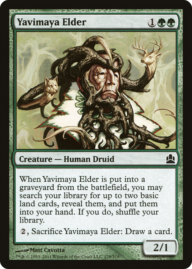 Yavimaya Elder — Commander 2011 — Magic: The Gathering