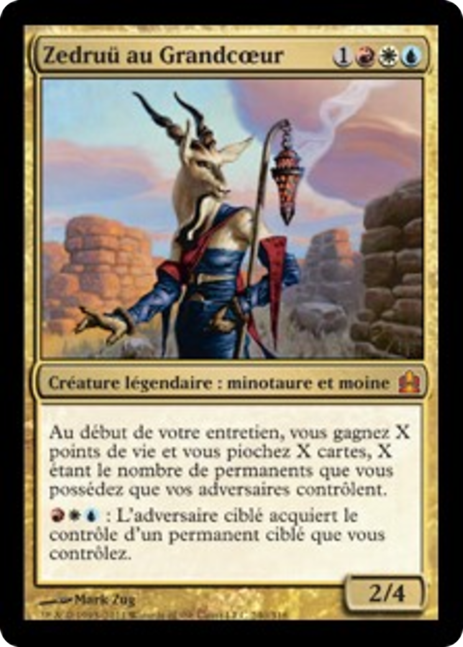 Zedruü au Grandcœur — Commander 2011 — Magic: The Gathering