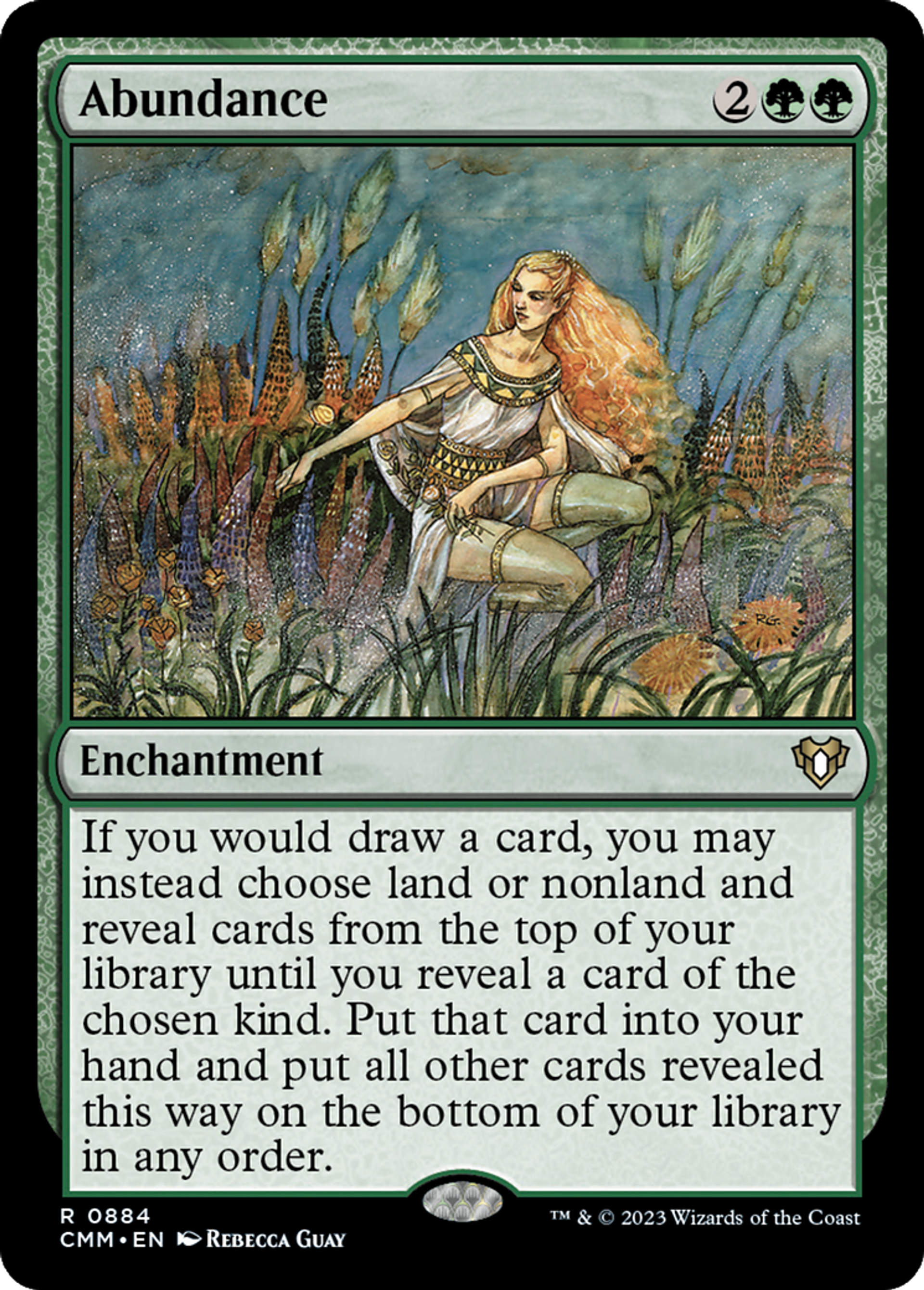 Abundance — Commander Masters — Magic: The Gathering
