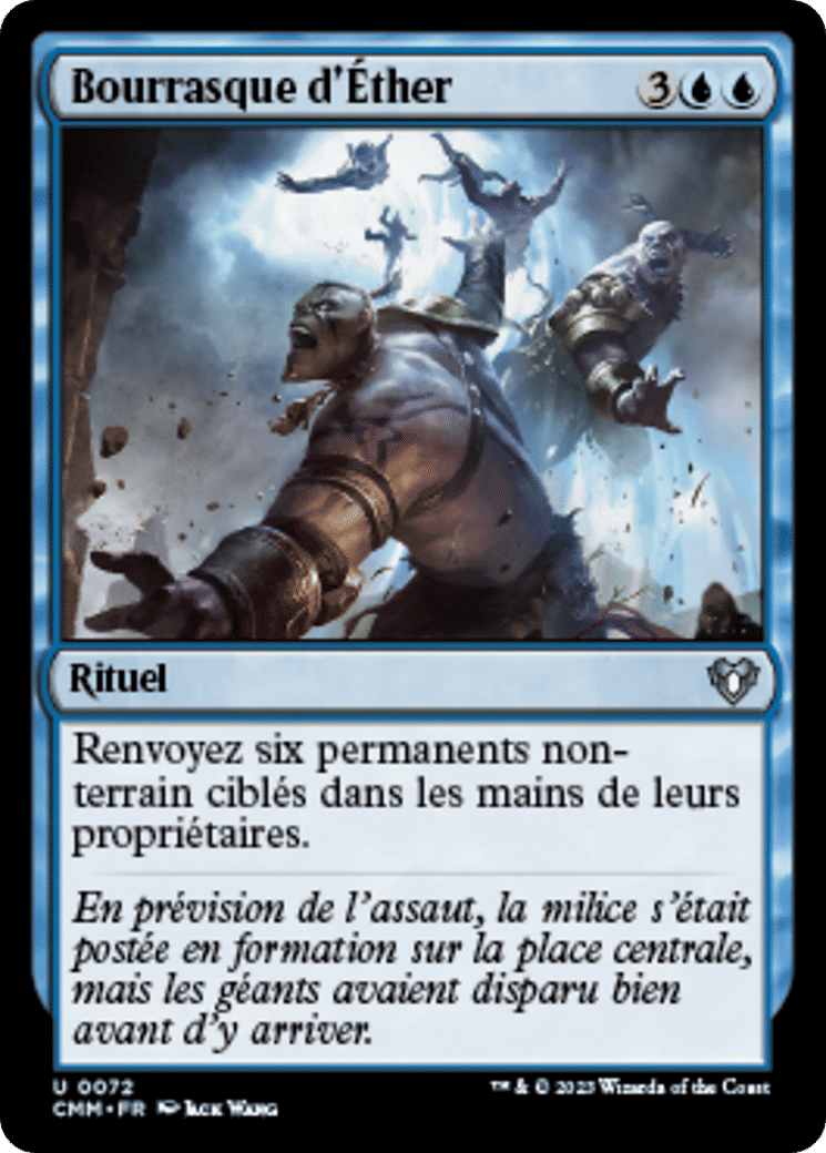Bourrasque d'Éther — Commander Masters — Magic: The Gathering