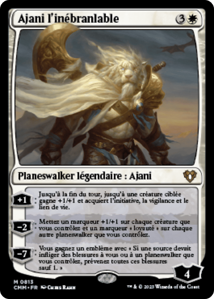 Ajani l'inébranlable — Commander Masters — Magic: The Gathering