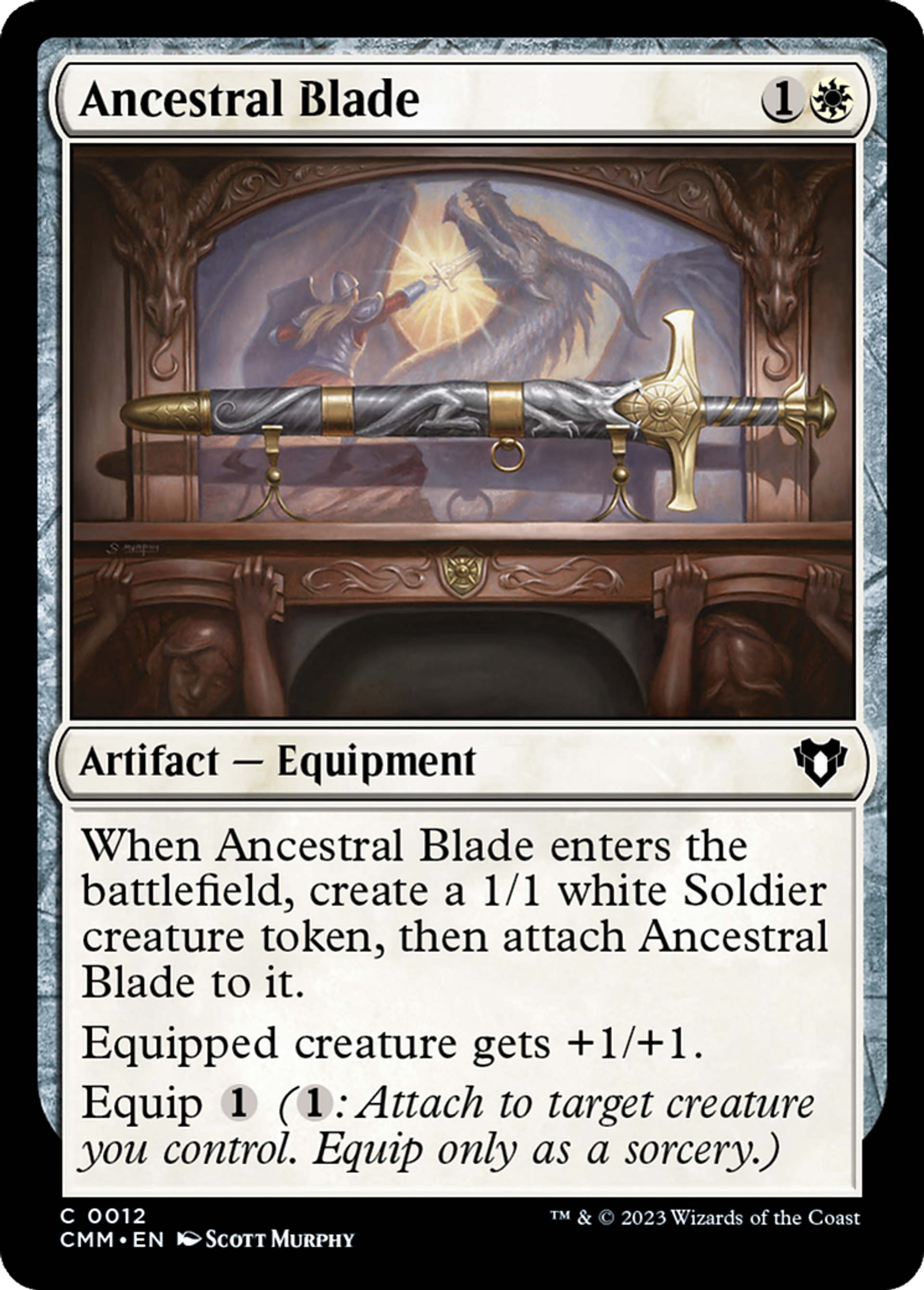 Ancestral Blade — Commander Masters — Magic: The Gathering