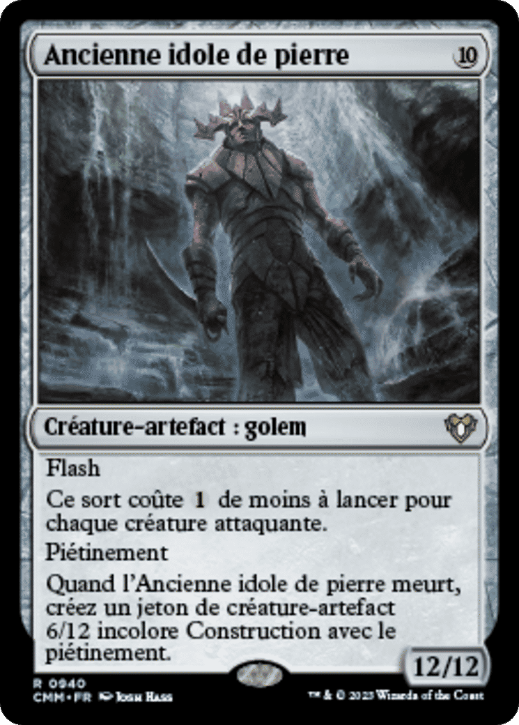 Ancienne idole de pierre — Commander Masters — Magic: The Gathering