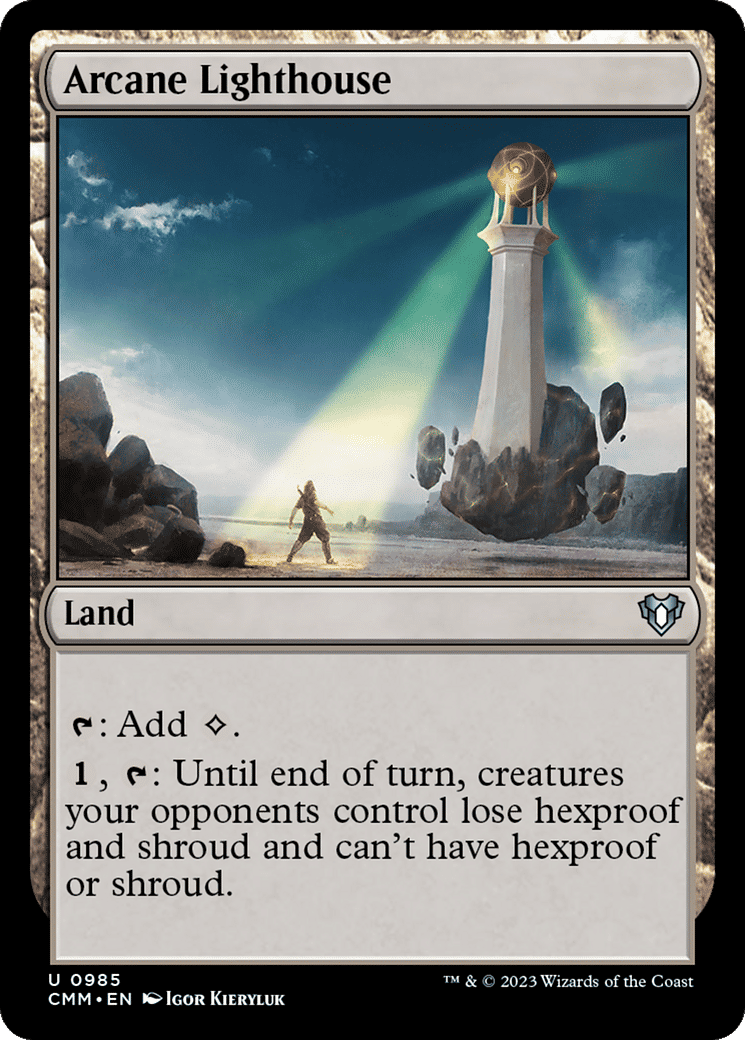 Arcane Lighthouse — Commander Masters — Magic: The Gathering