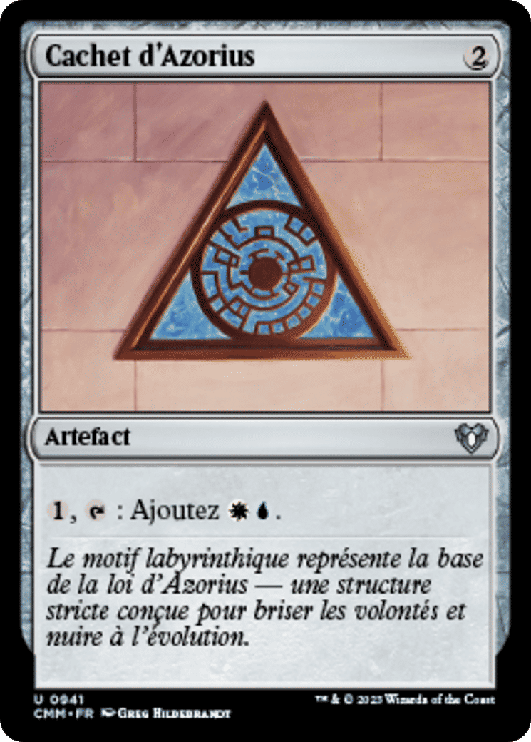 Cachet d'Azorius — Commander Masters — Magic: The Gathering