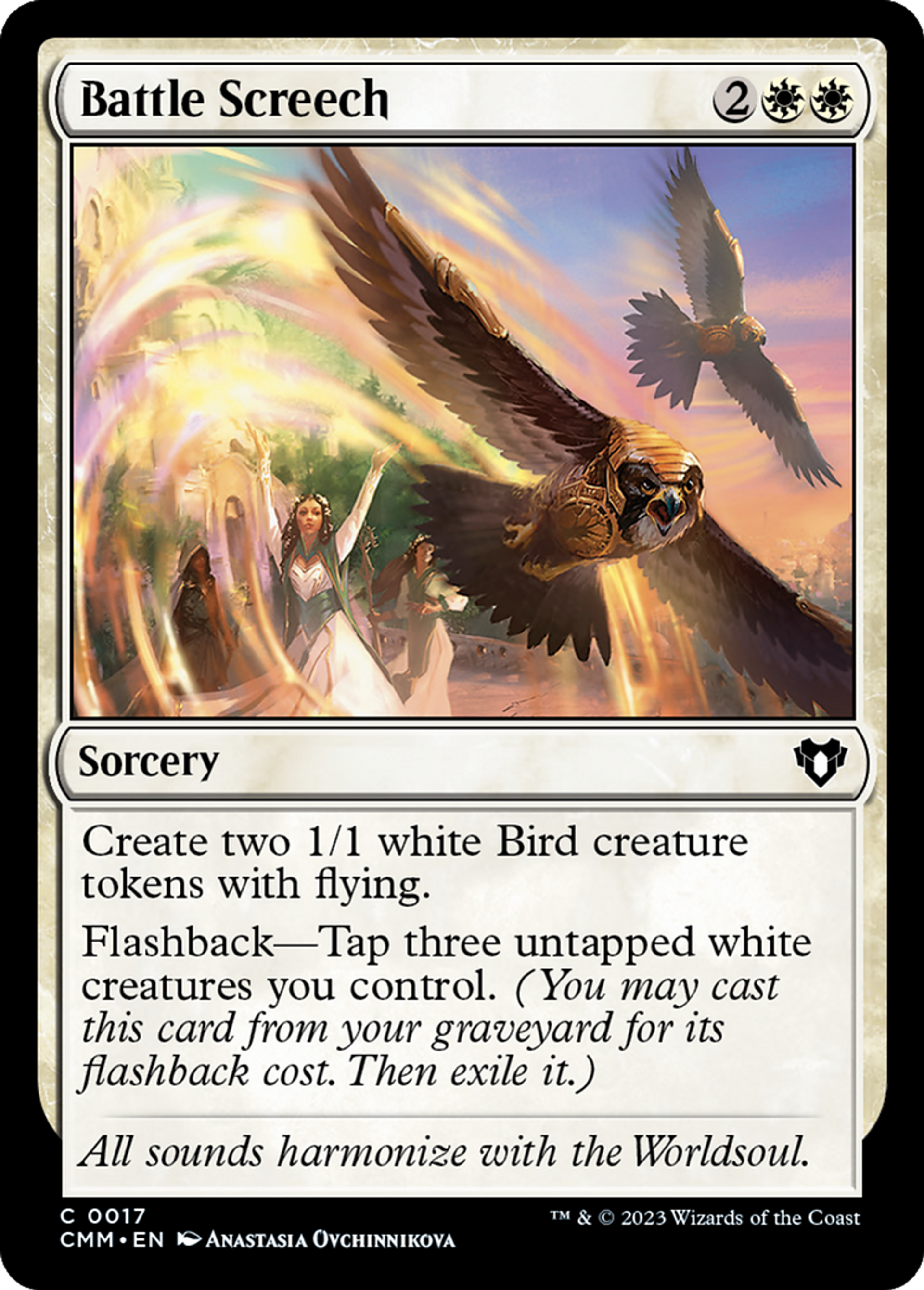 Battle Screech — Commander Masters — Magic: The Gathering
