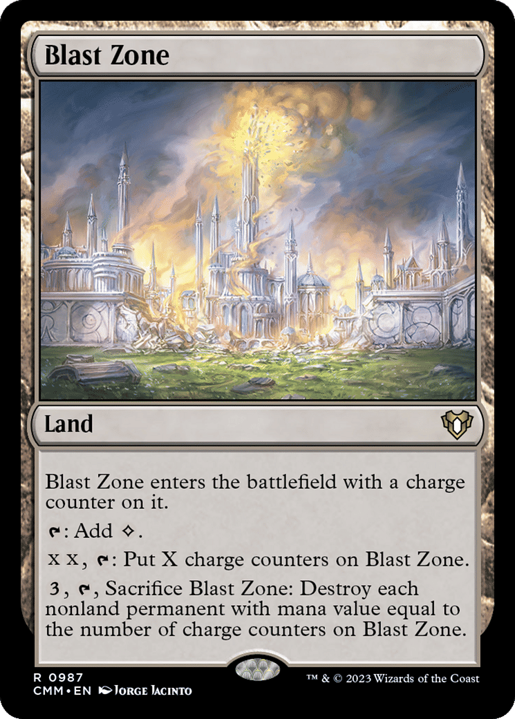 Blast Zone — Commander Masters — Magic: The Gathering