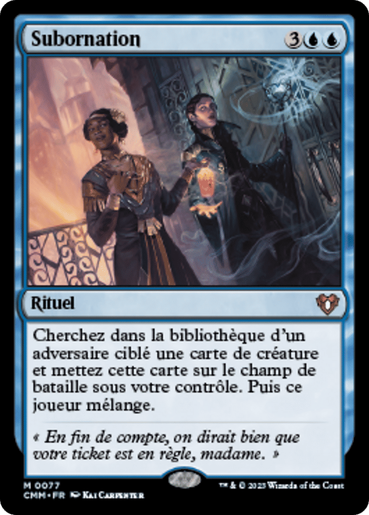 Subornation — Commander Masters — Magic: The Gathering
