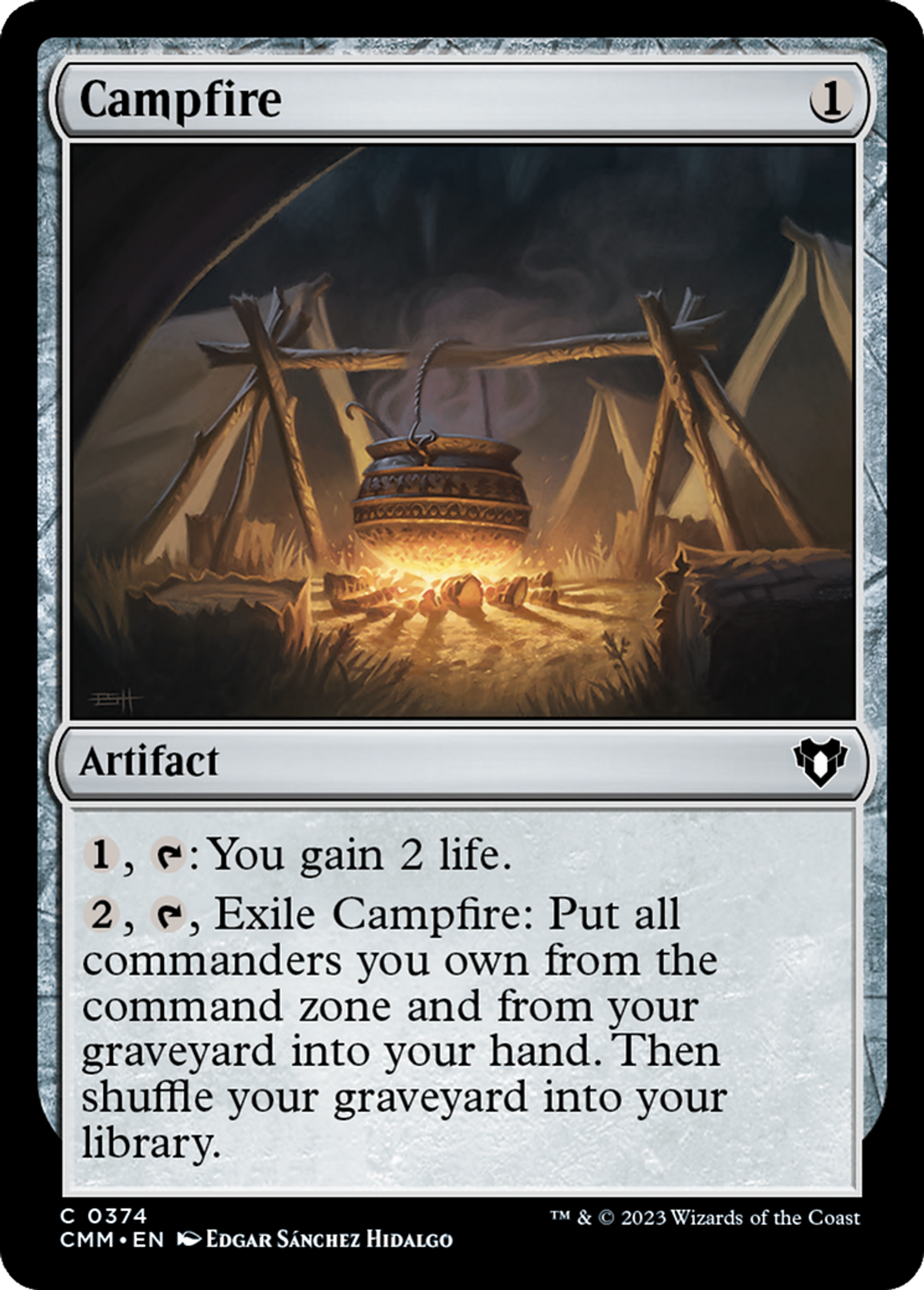 Campfire — Commander Masters — Magic: The Gathering