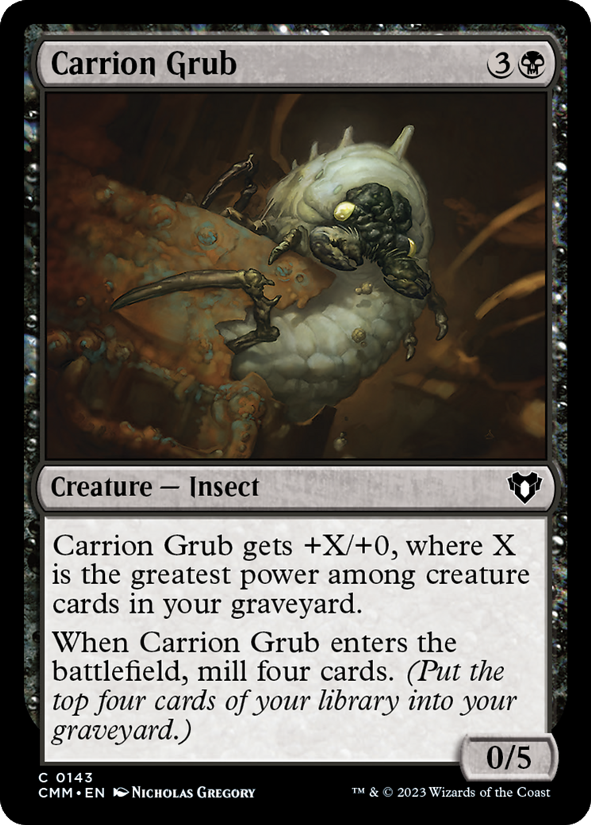 Carrion Grub — Commander Masters — Magic: The Gathering