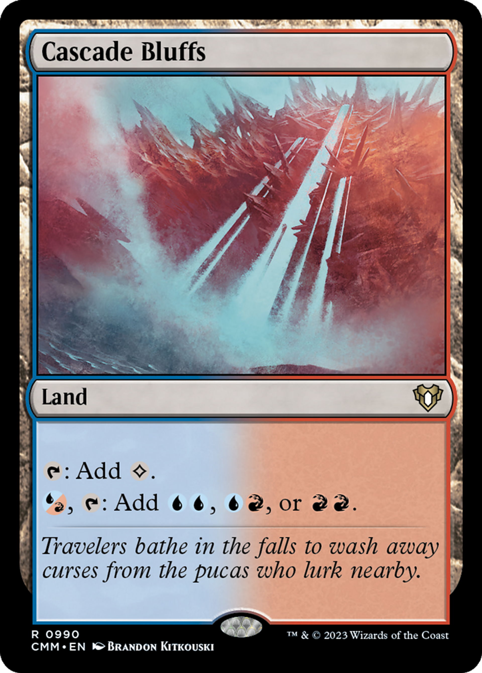 Cascade Bluffs — Commander Masters — Magic: The Gathering