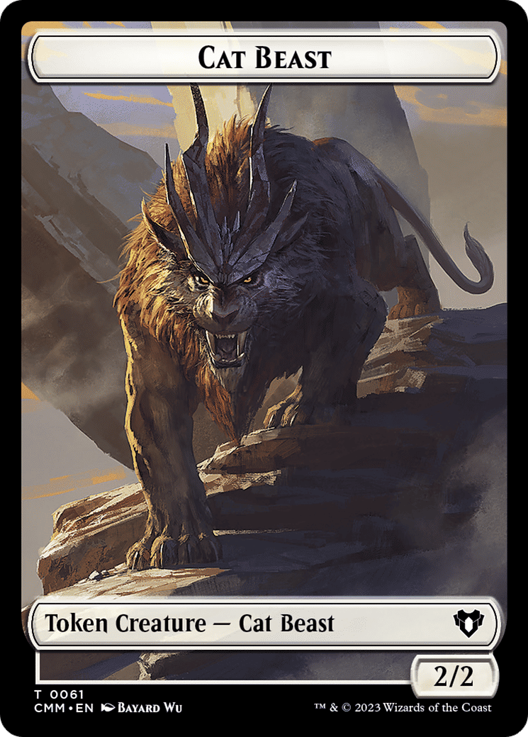Cat Beast — Commander Masters — Magic: The Gathering