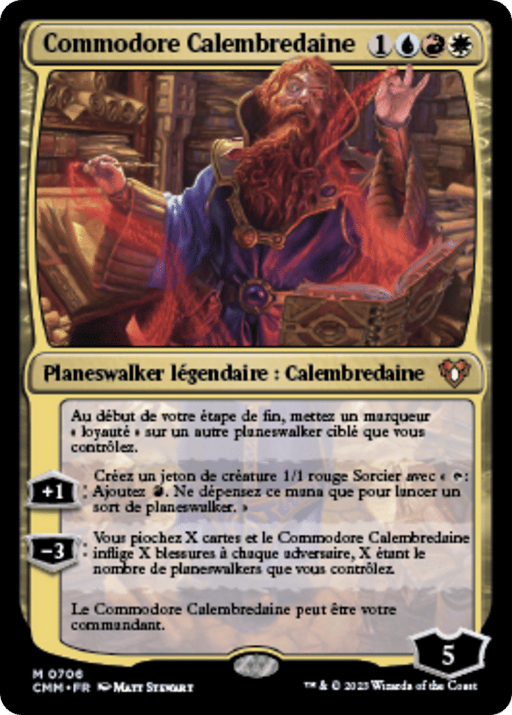 Commodore Calembredaine — Commander Masters — Magic: The Gathering