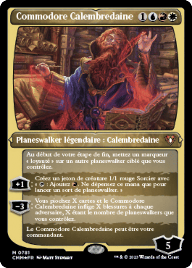 Commodore Calembredaine — Commander Masters — Magic: The Gathering