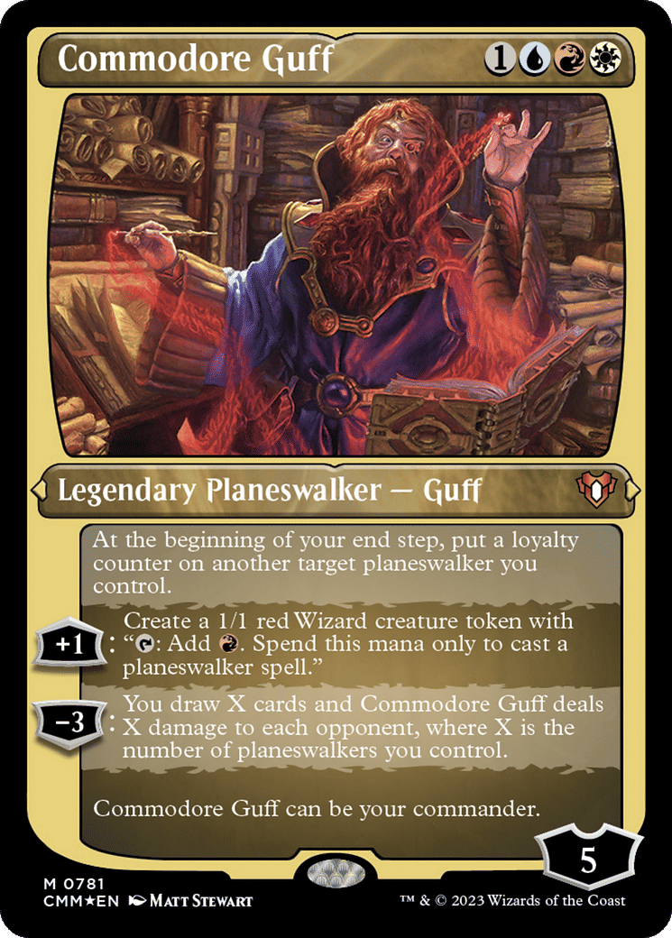 Commodore Guff — Commander Masters — Magic: The Gathering