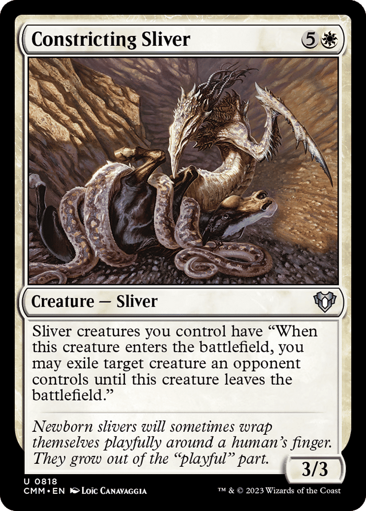 Constricting Sliver — Commander Masters — Magic: The Gathering