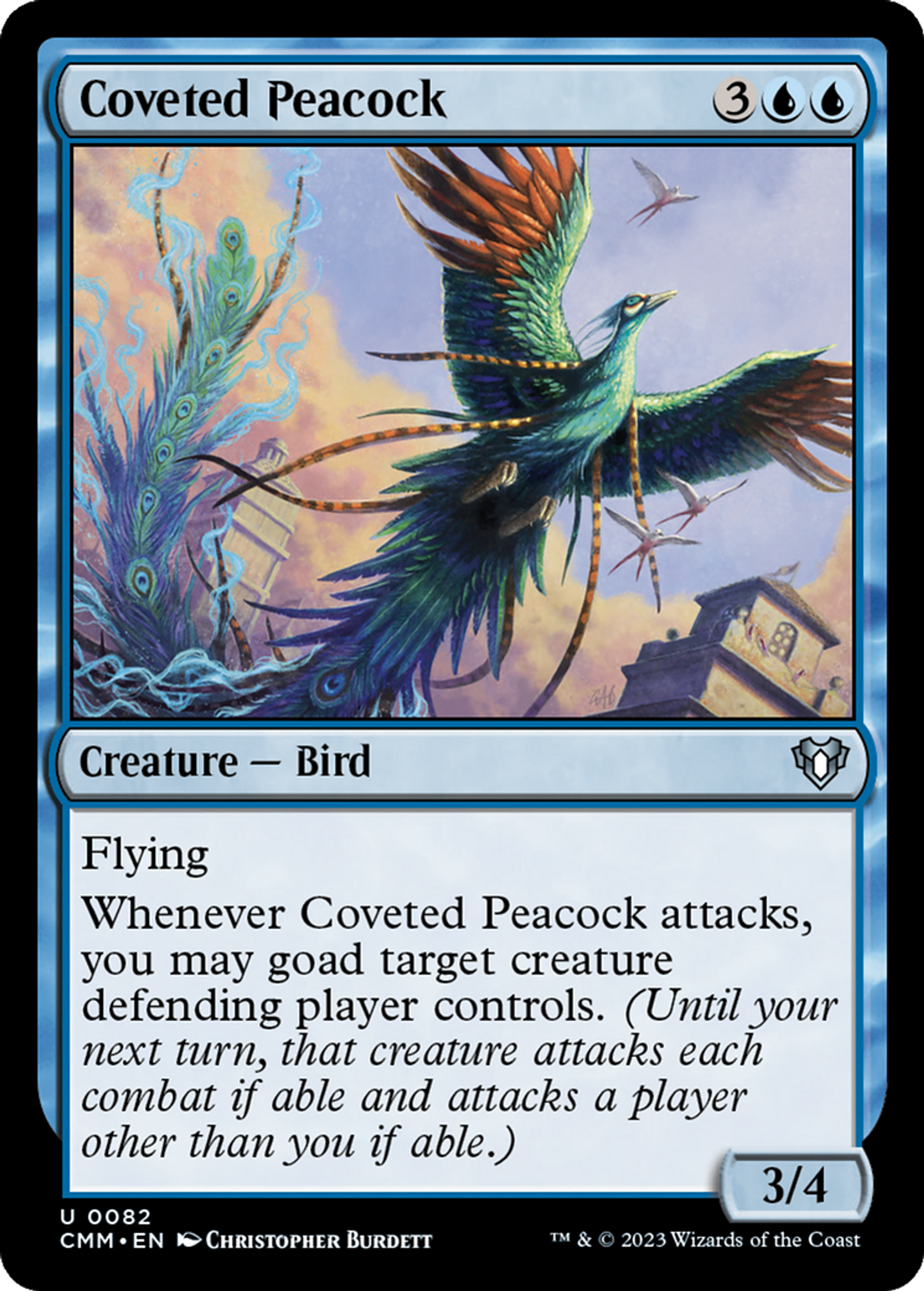Coveted Peacock — Commander Masters — Magic: The Gathering