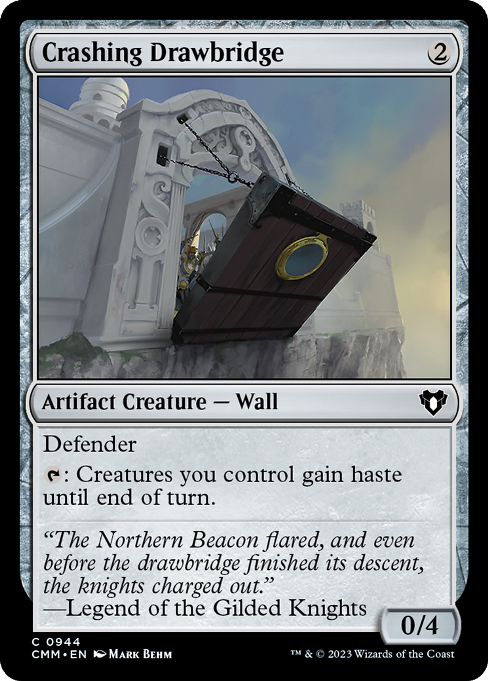 Pont-levis d'assaut — Commander Masters — Magic: The Gathering