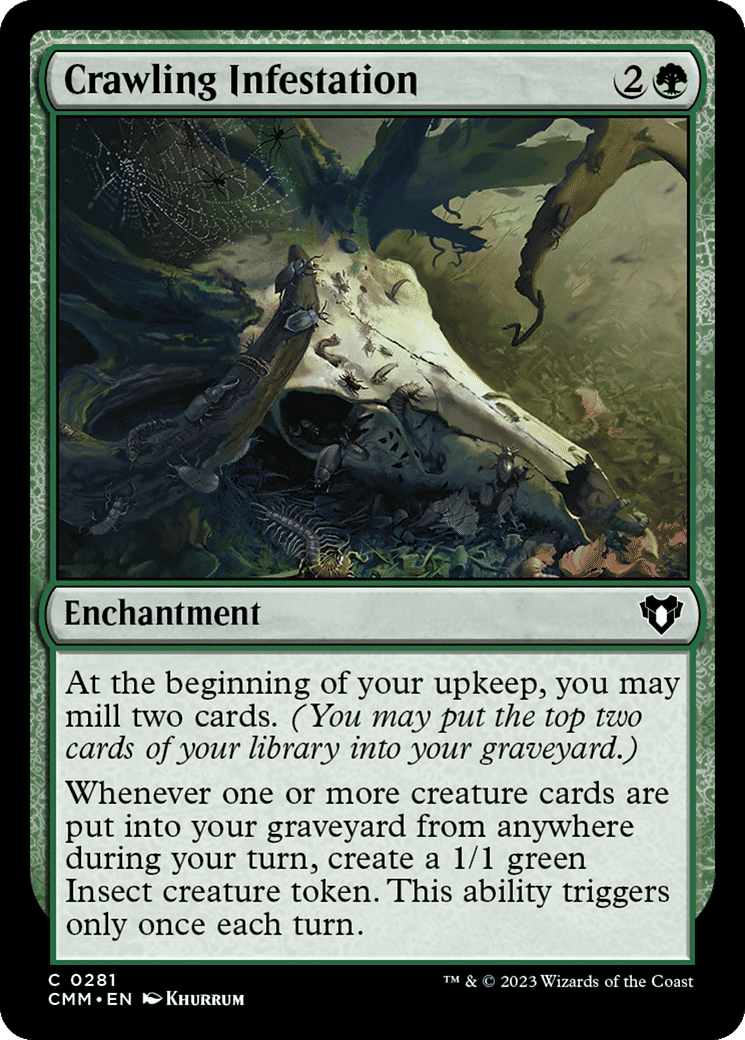 Crawling Infestation — Commander Masters — Magic: The Gathering