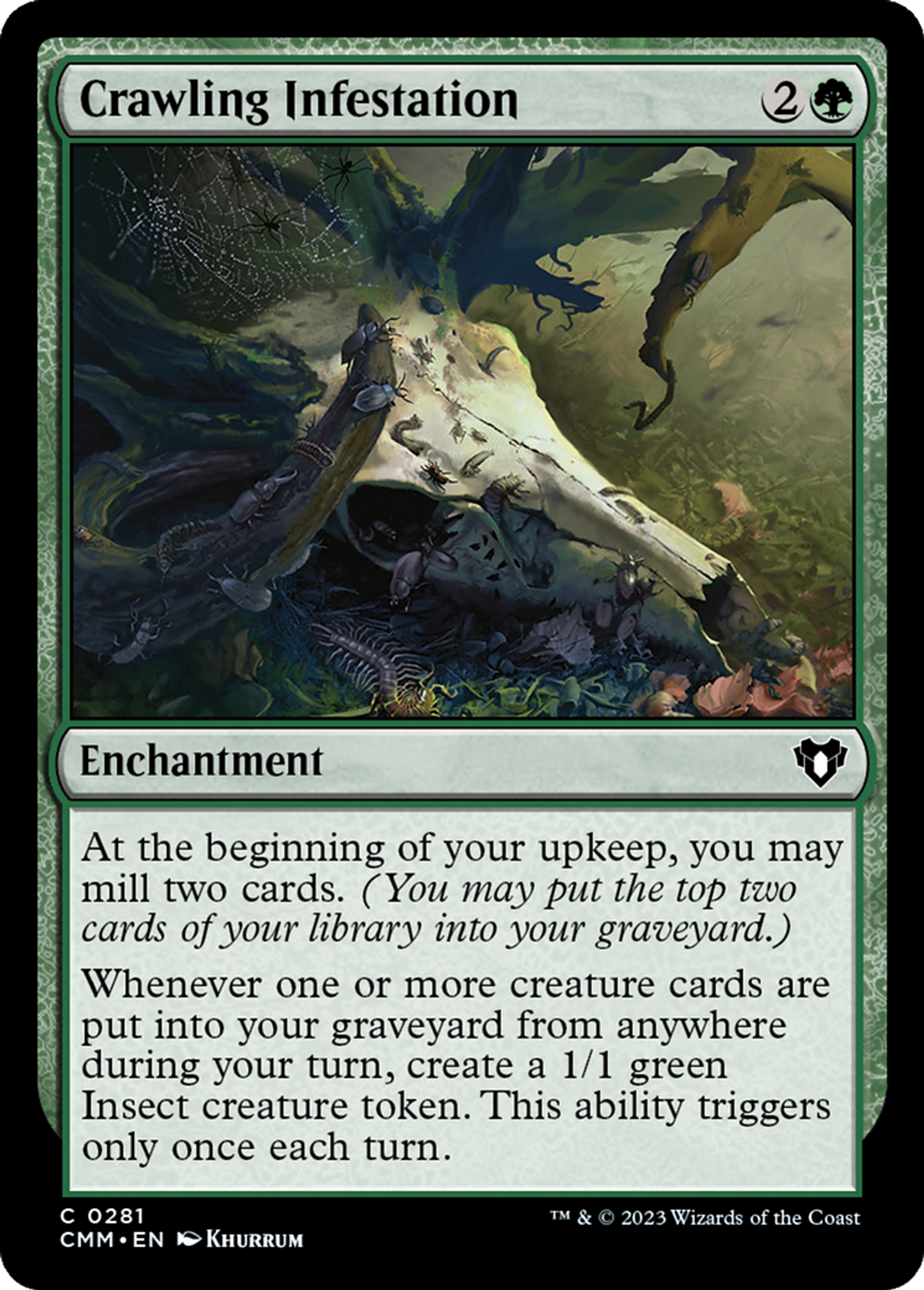 Infestation rampante — Commander Masters — Magic: The Gathering