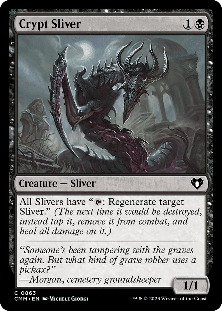 Crypt Sliver — Commander Masters — Magic: The Gathering