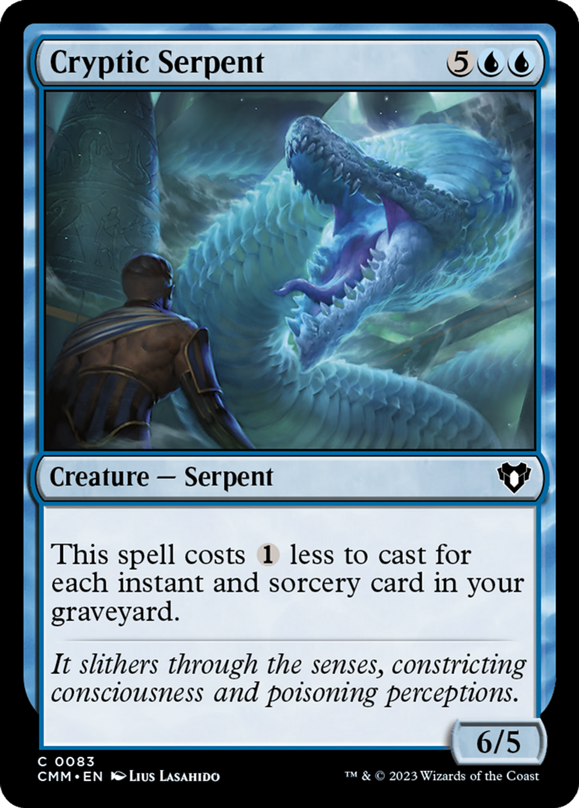 Cryptic Serpent — Commander Masters — Magic: The Gathering