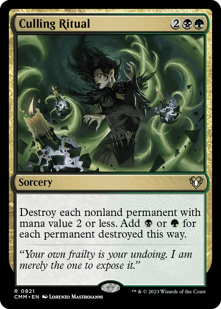 Culling Ritual — Commander Masters — Magic: The Gathering