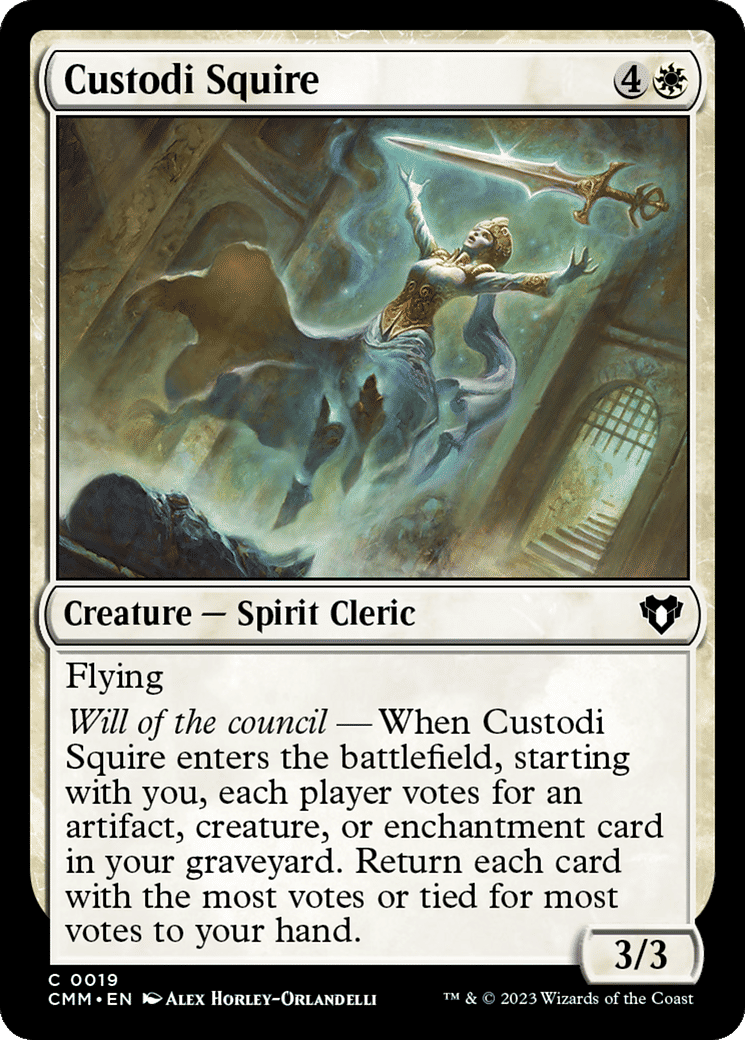 Custodi Squire — Commander Masters — Magic: The Gathering
