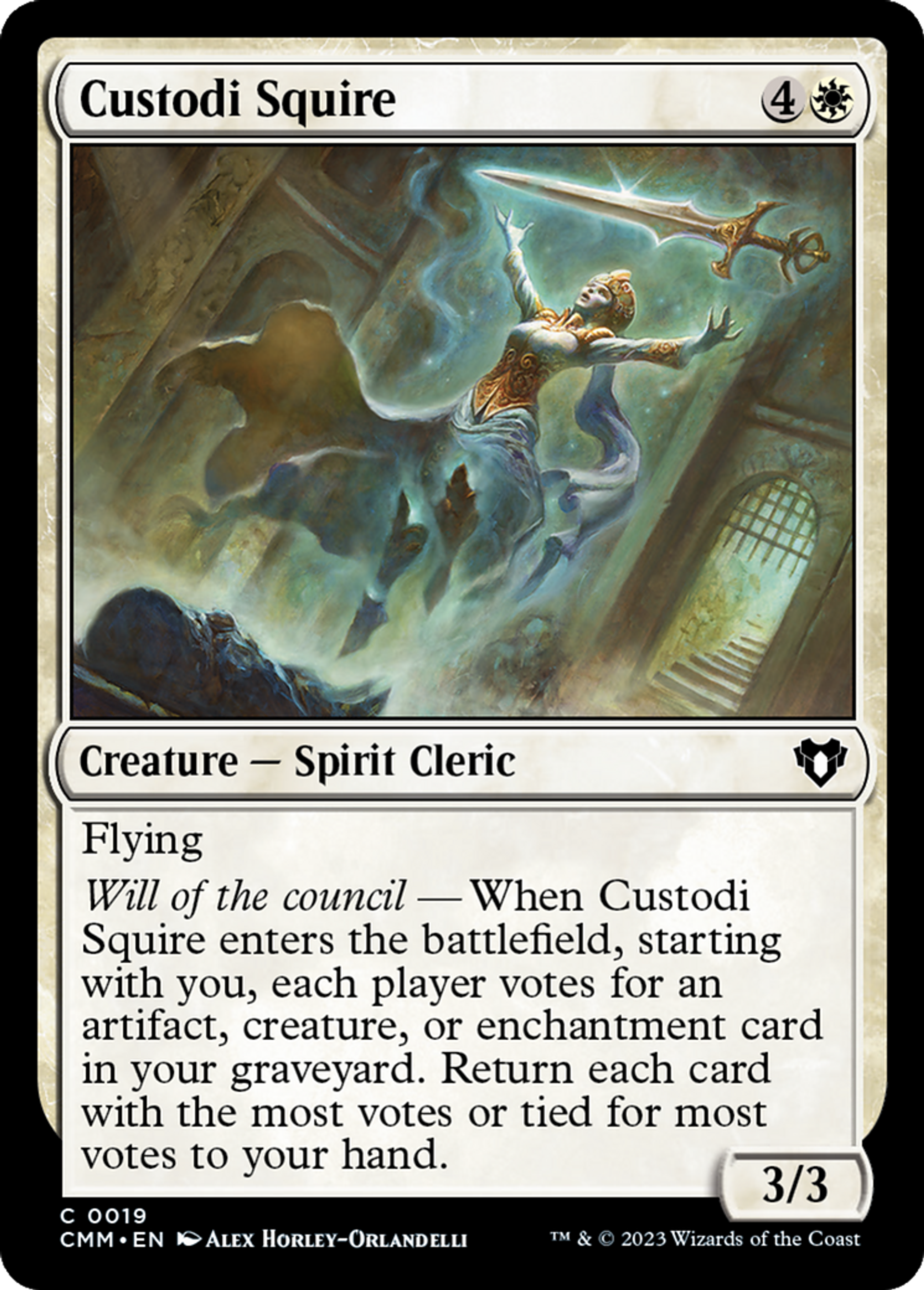 Custodi Squire — Commander Masters — Magic: The Gathering