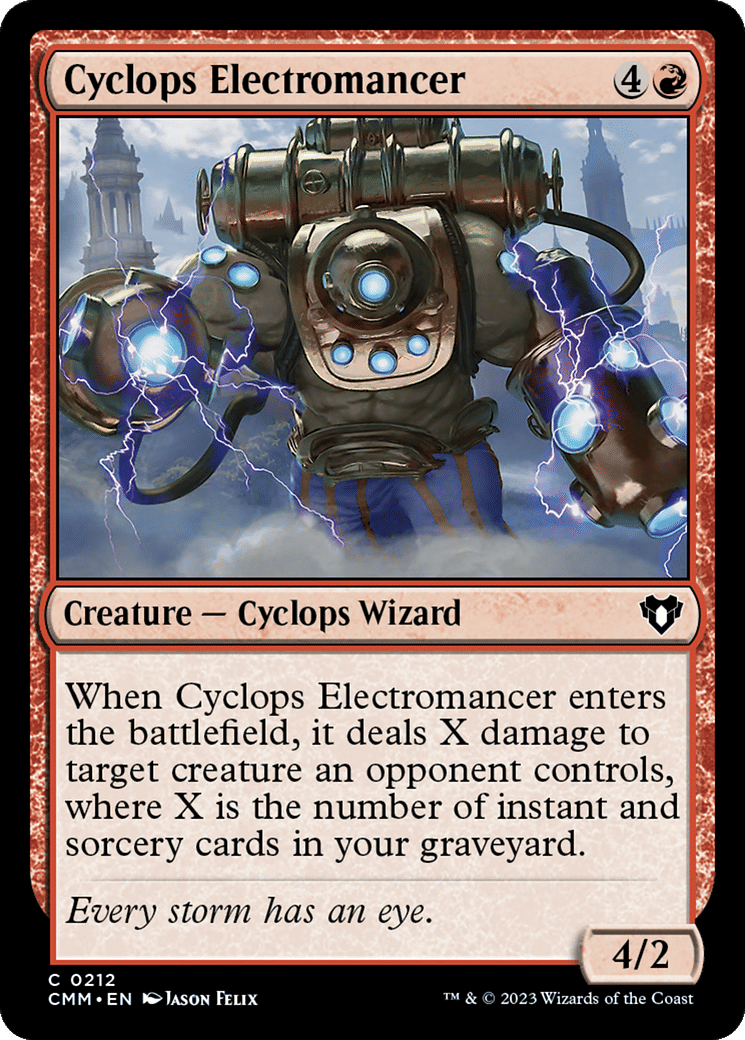 Cyclops Electromancer — Commander Masters — Magic: The Gathering