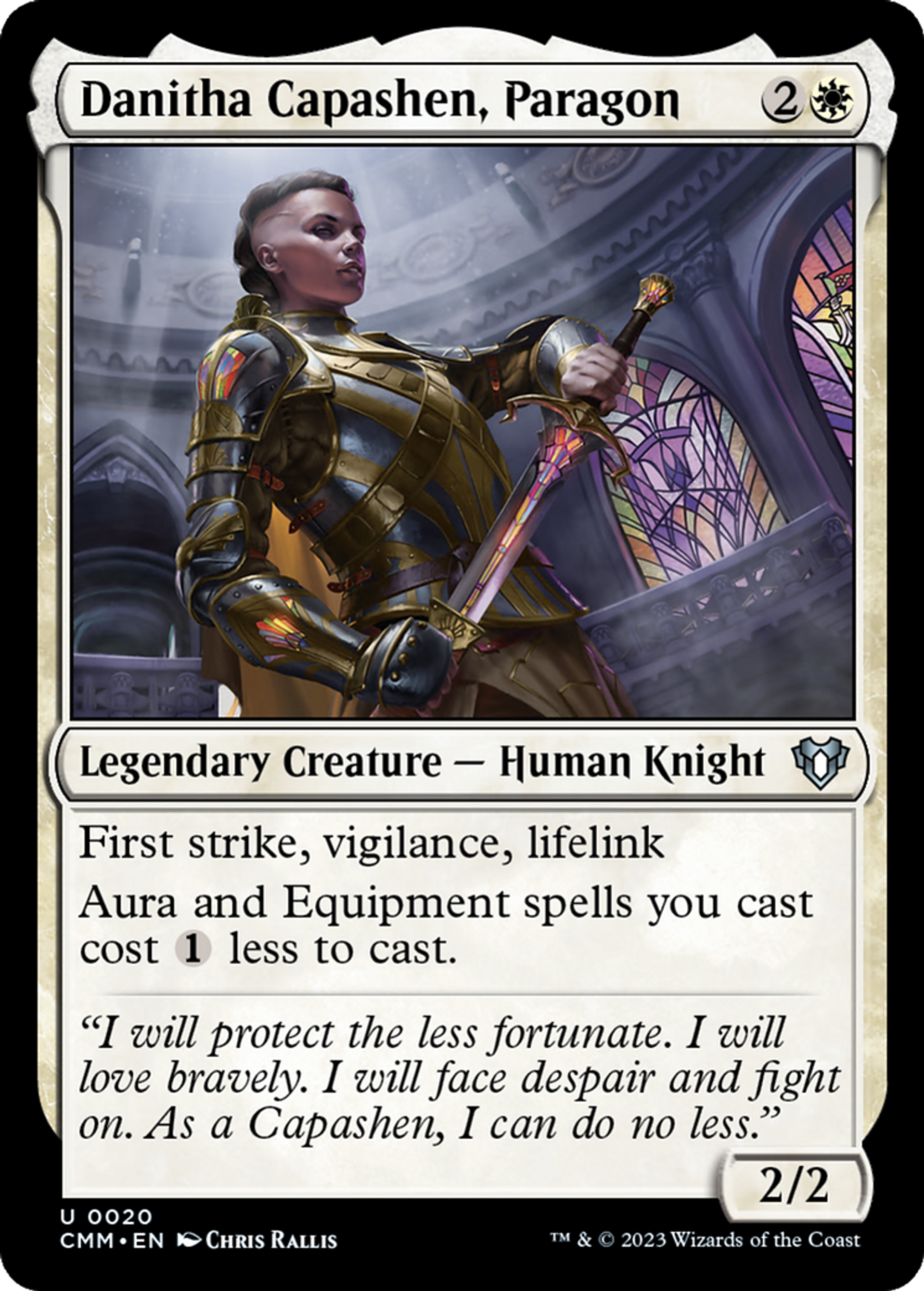 Danitha Capashen, parangon — Commander Masters — Magic: The Gathering