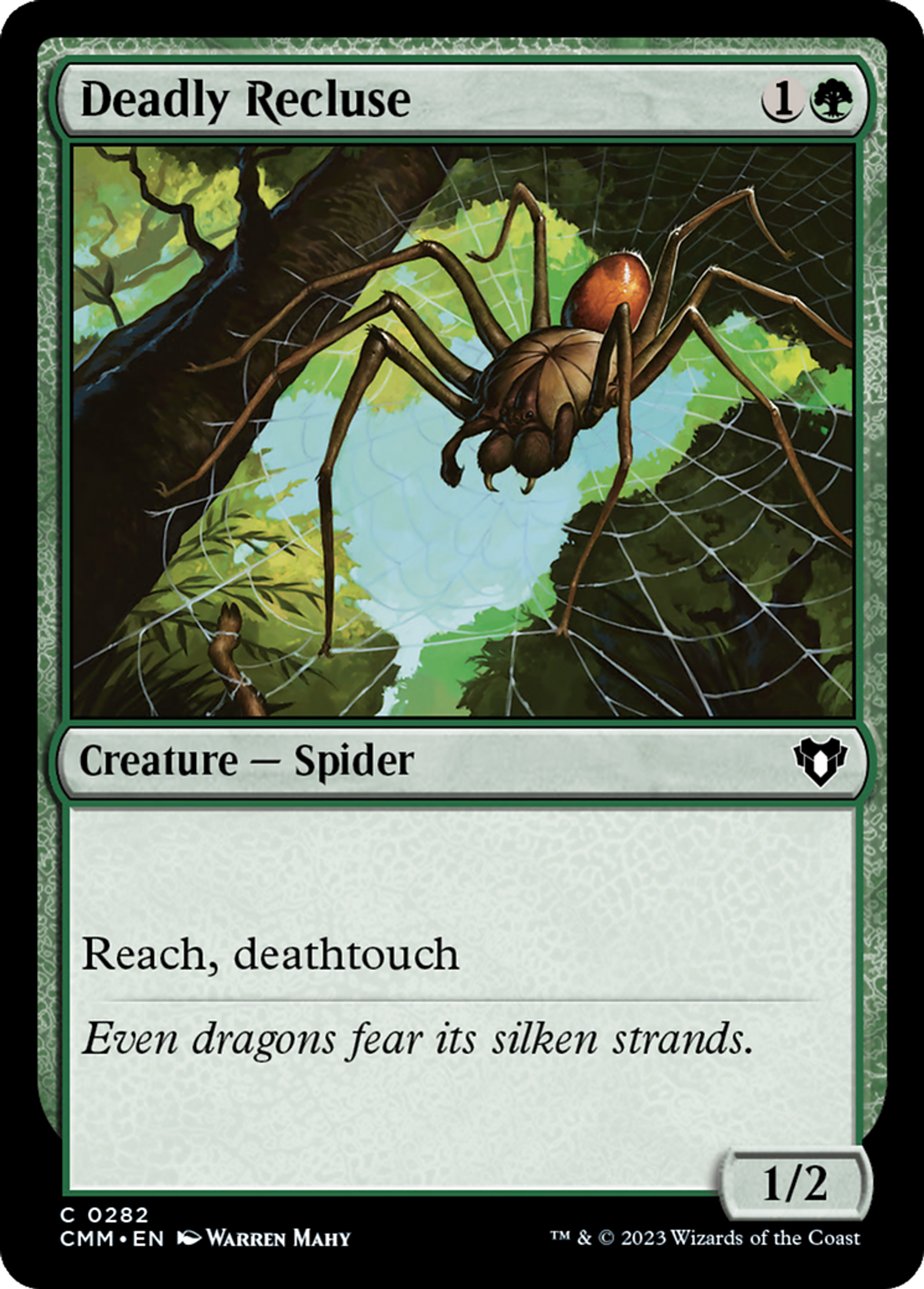 Recluse mortelle — Commander Masters — Magic: The Gathering