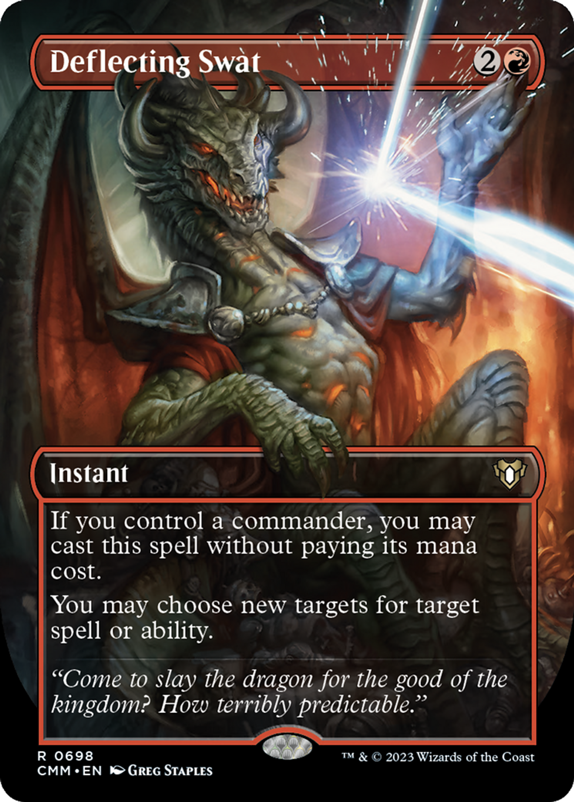 Deflecting Swat — Commander Masters — Magic: The Gathering