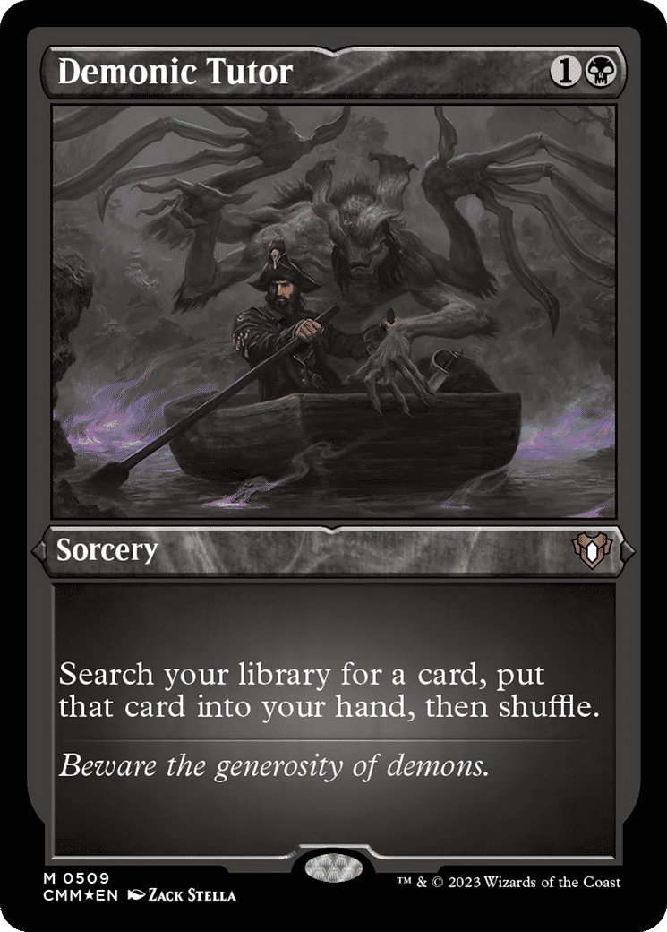 Demonic Tutor — Commander Masters — Magic: The Gathering