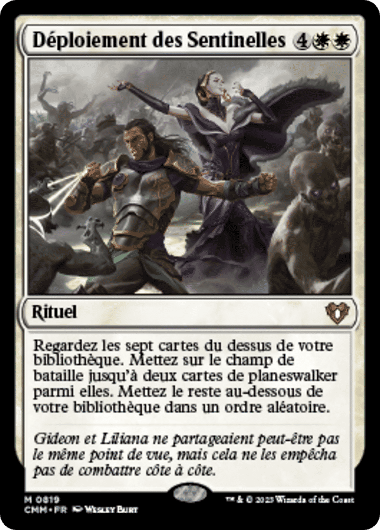 Déploiement des Sentinelles — Commander Masters — Magic: The Gathering