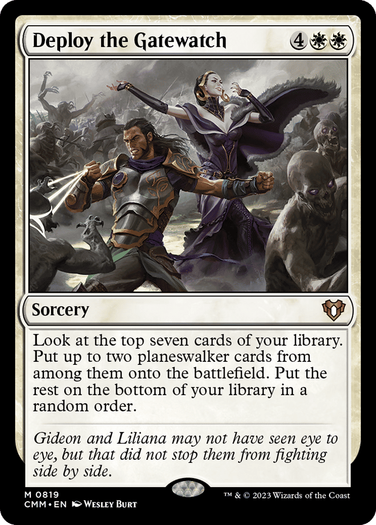 Deploy the Gatewatch — Commander Masters — Magic: The Gathering