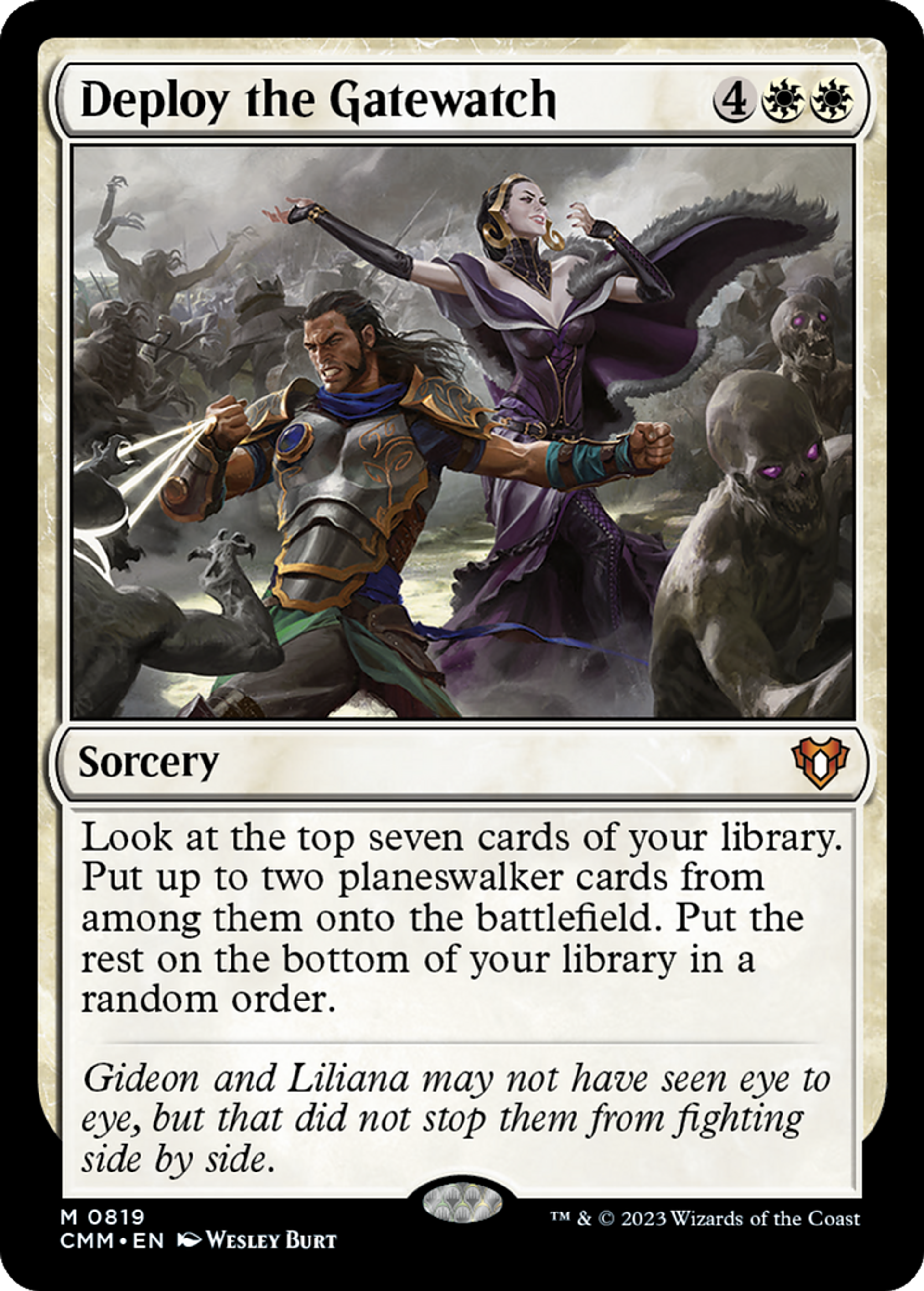 Deploy the Gatewatch — Commander Masters — Magic: The Gathering