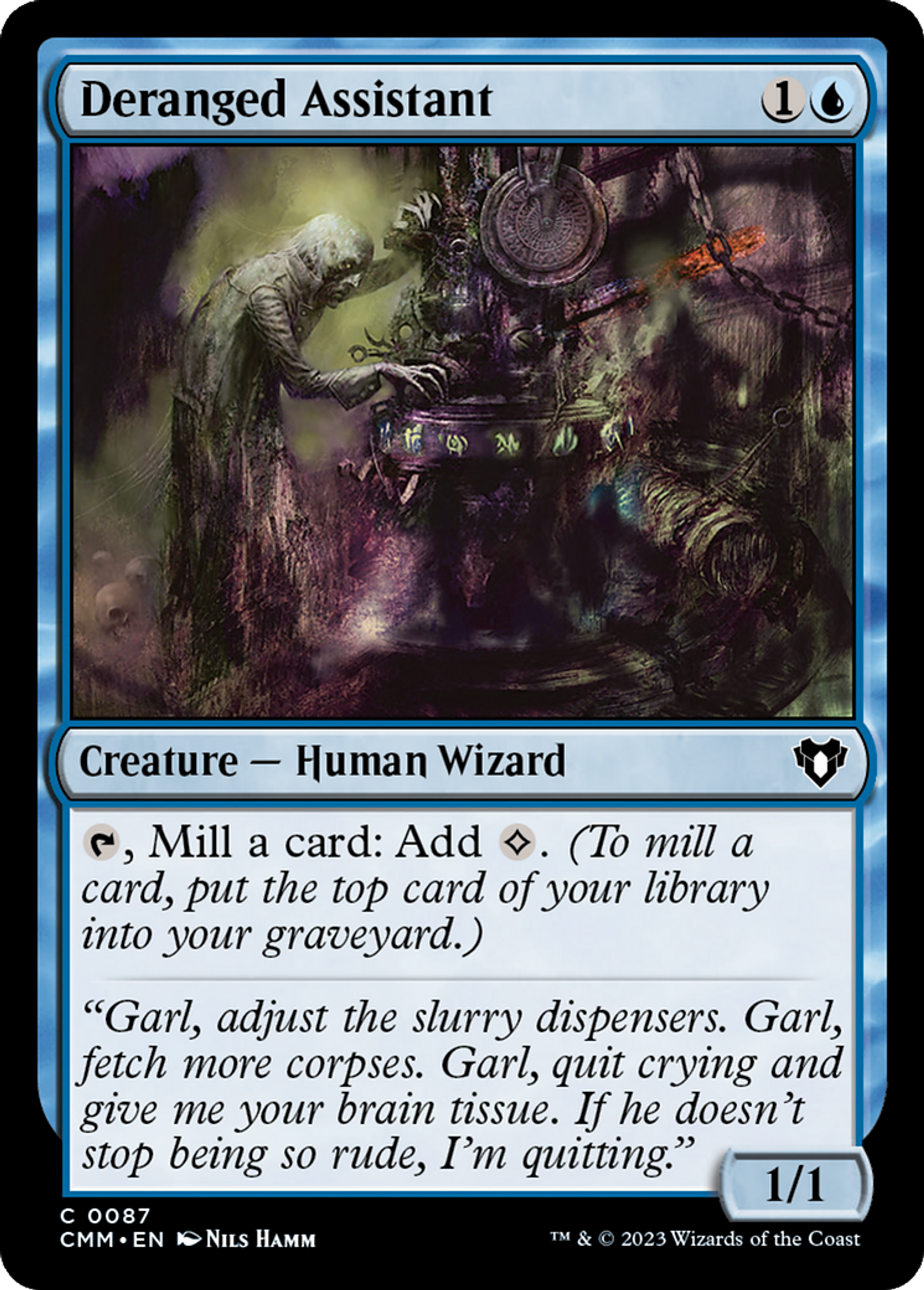 Deranged Assistant — Commander Masters — Magic: The Gathering