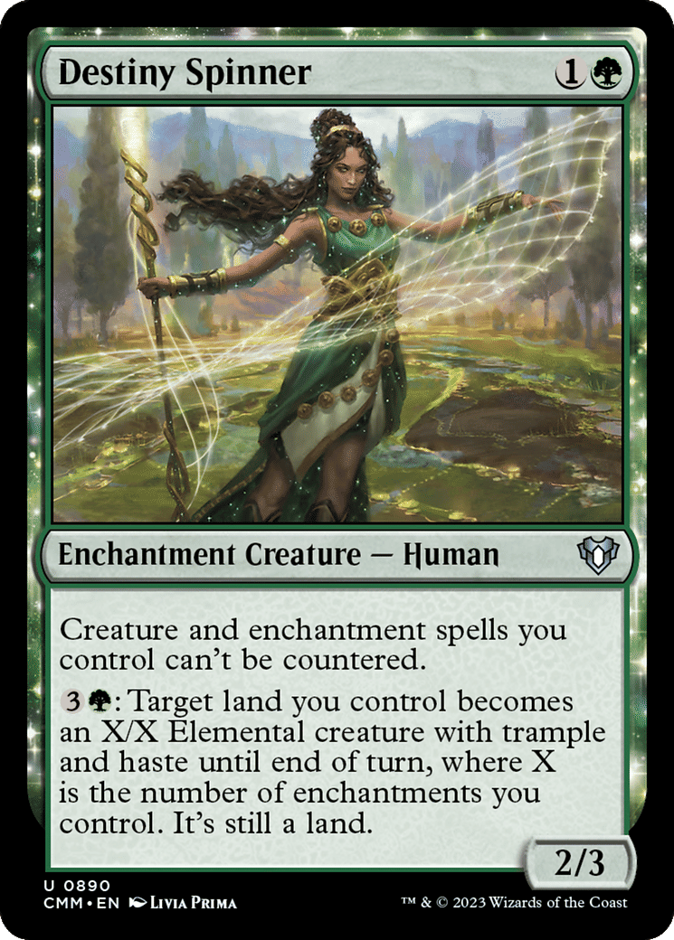 Destiny Spinner — Commander Masters — Magic: The Gathering