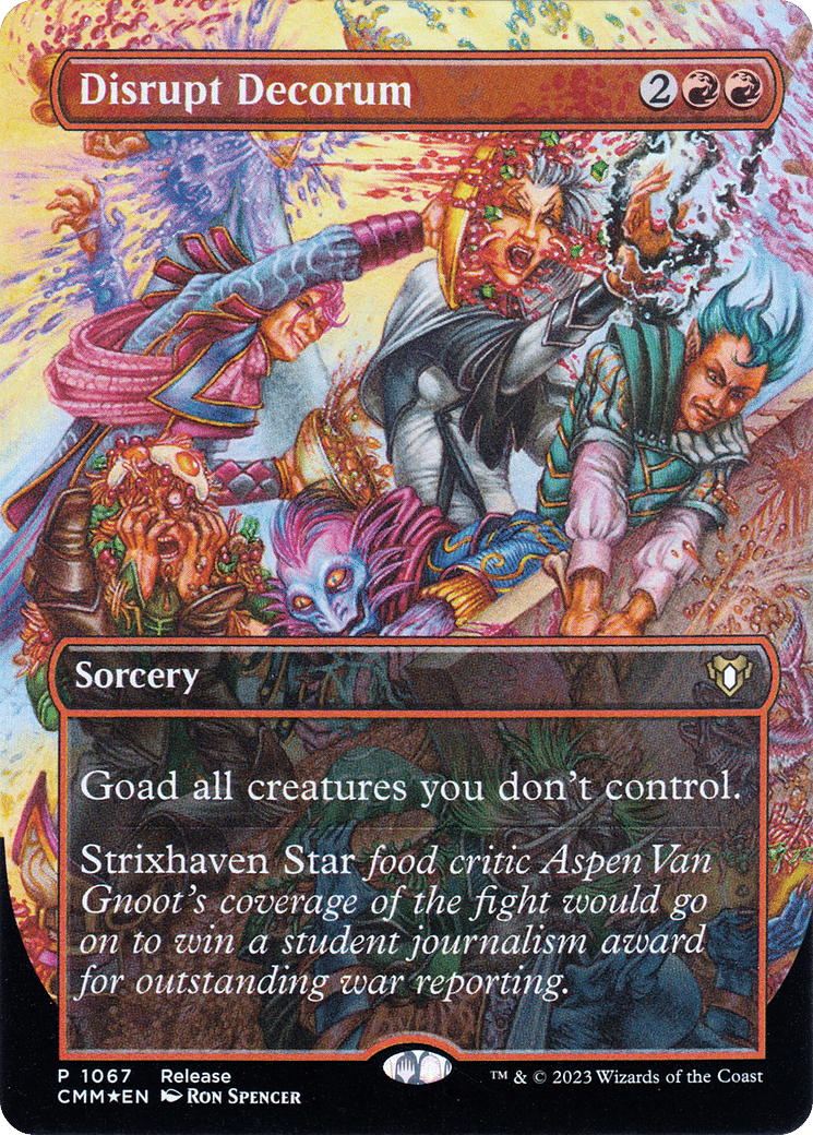 Disrupt Decorum — Commander Masters — Magic: The Gathering