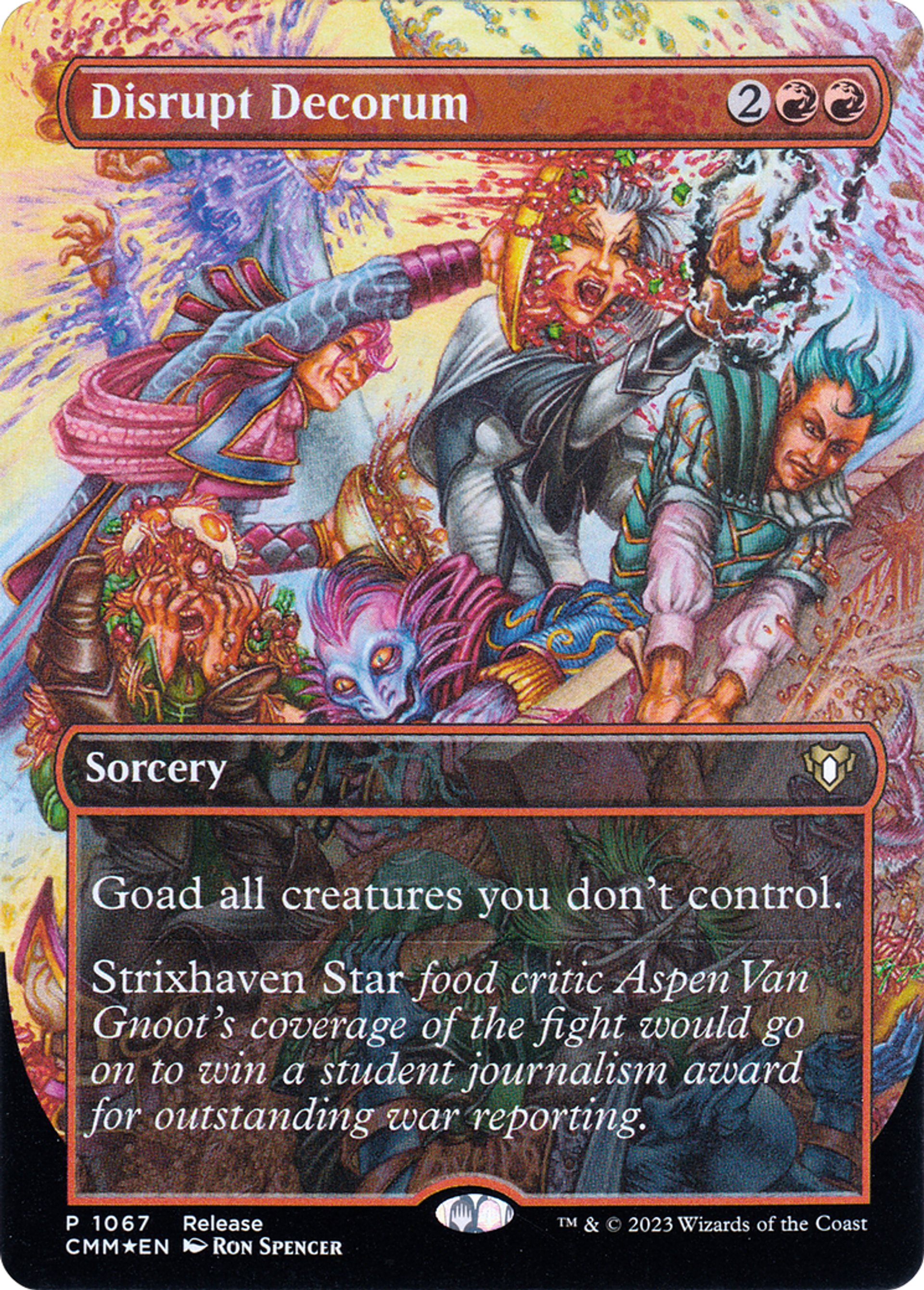 Bouleversement des convenances — Commander Masters — Magic: The Gathering