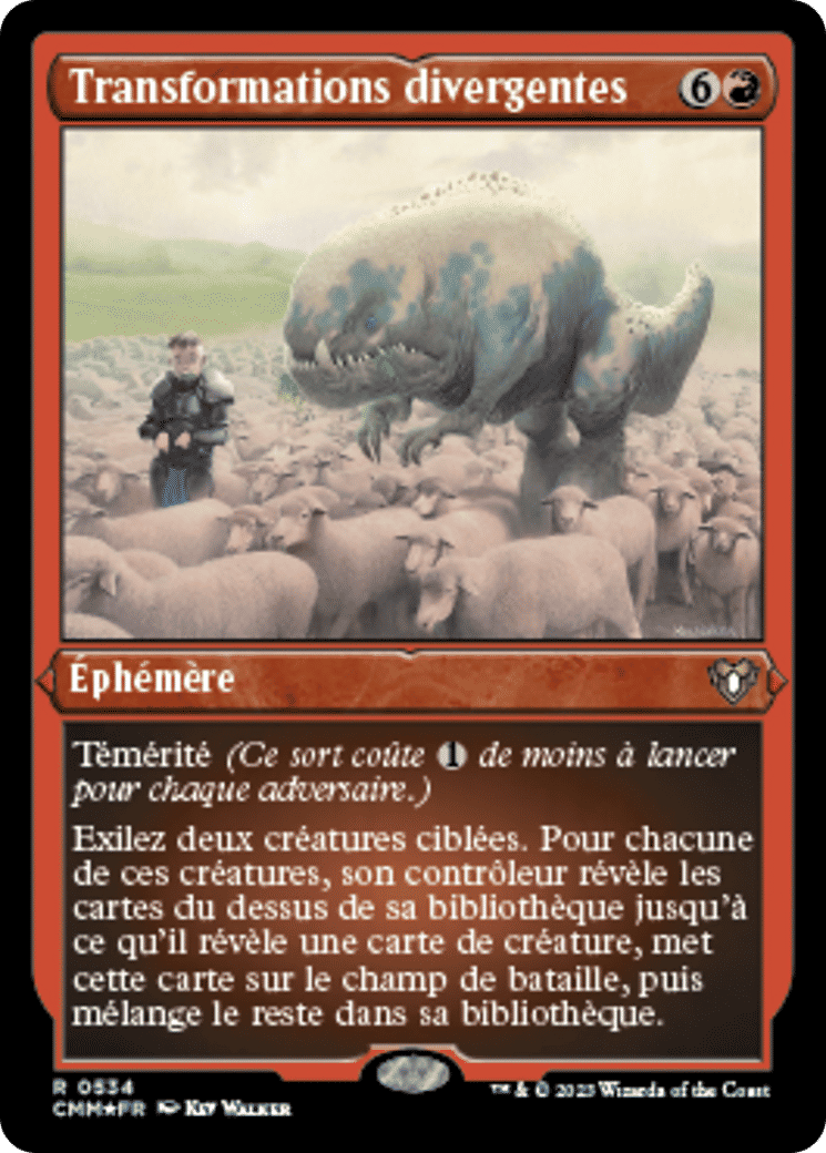Transformations divergentes — Commander Masters — Magic: The Gathering