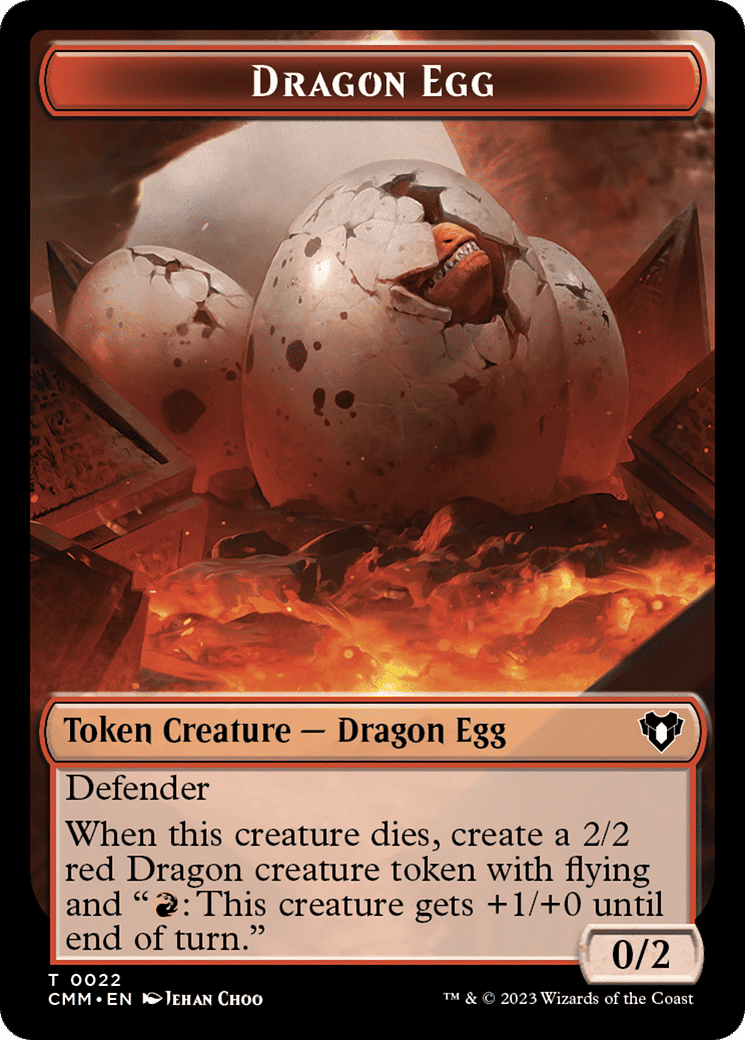 Dragon Egg — Commander Masters — Magic: The Gathering