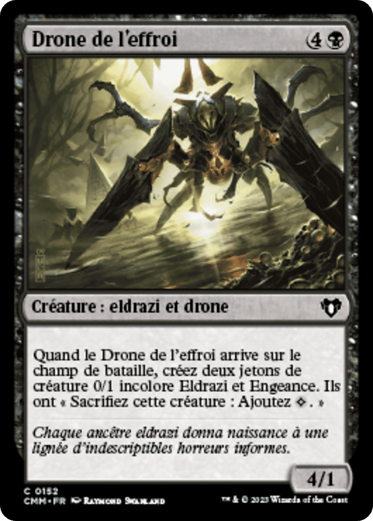 Drone de l'effroi — Commander Masters — Magic: The Gathering