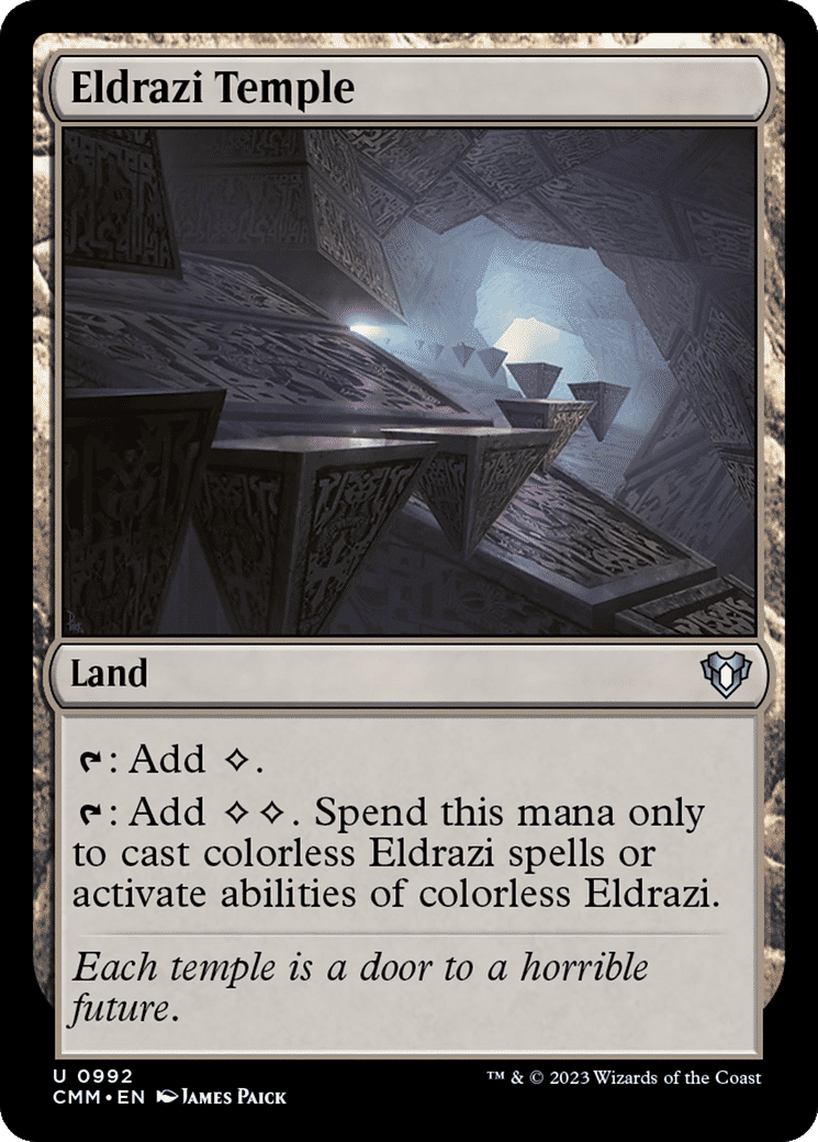 Eldrazi Temple — Commander Masters — Magic: The Gathering