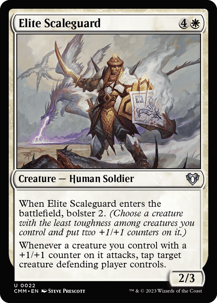 Elite Scaleguard — Commander Masters — Magic: The Gathering