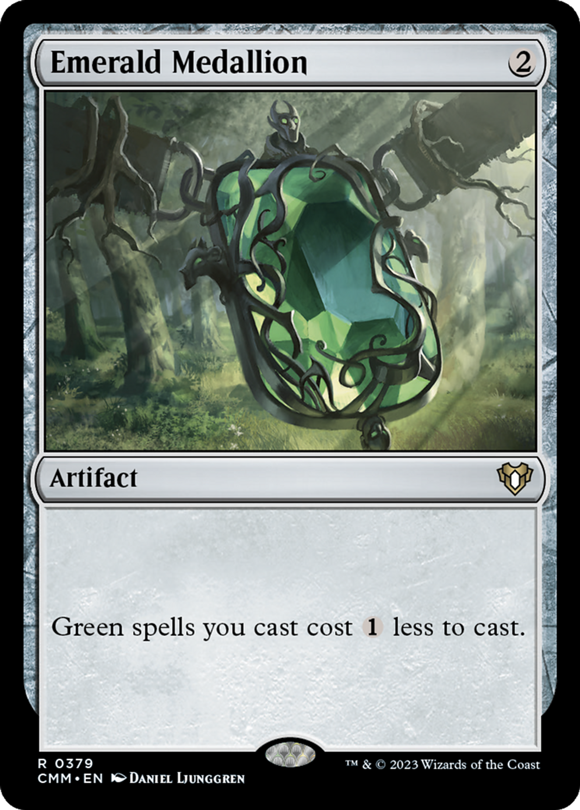 Emerald Medallion — Commander Masters — Magic: The Gathering